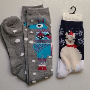 2 Pair Alpaca Socks